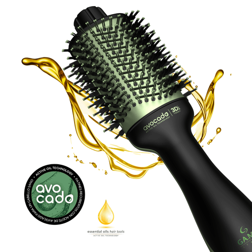 Cepillo Secador Gama Avocado Power Brush 3D - Fuerza Y Luminosidad