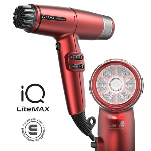 Secador Gama Professional Iq Lite Max - Rojo