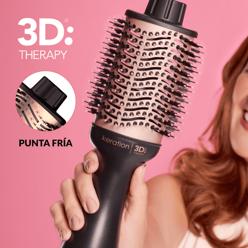 Cepillo Secador Gama Stylish Keration Brush 3D - Anti Frizz